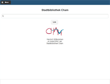 Tablet Screenshot of cham.mobilopac.de